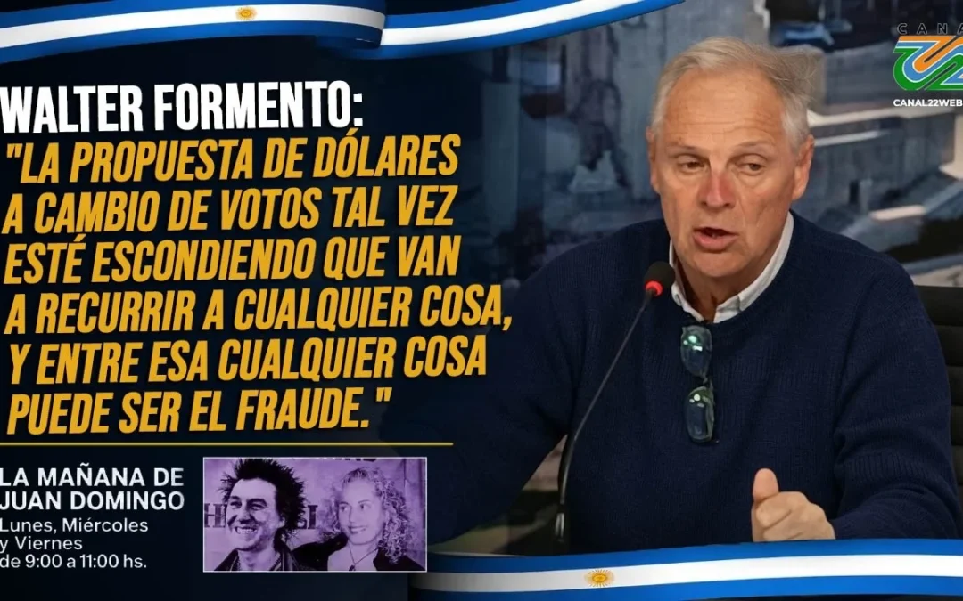 Walter Formento, sociólogo, docente e investigador junto a Martín García