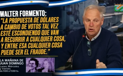 Walter Formento, sociólogo, docente e investigador junto a Martín García